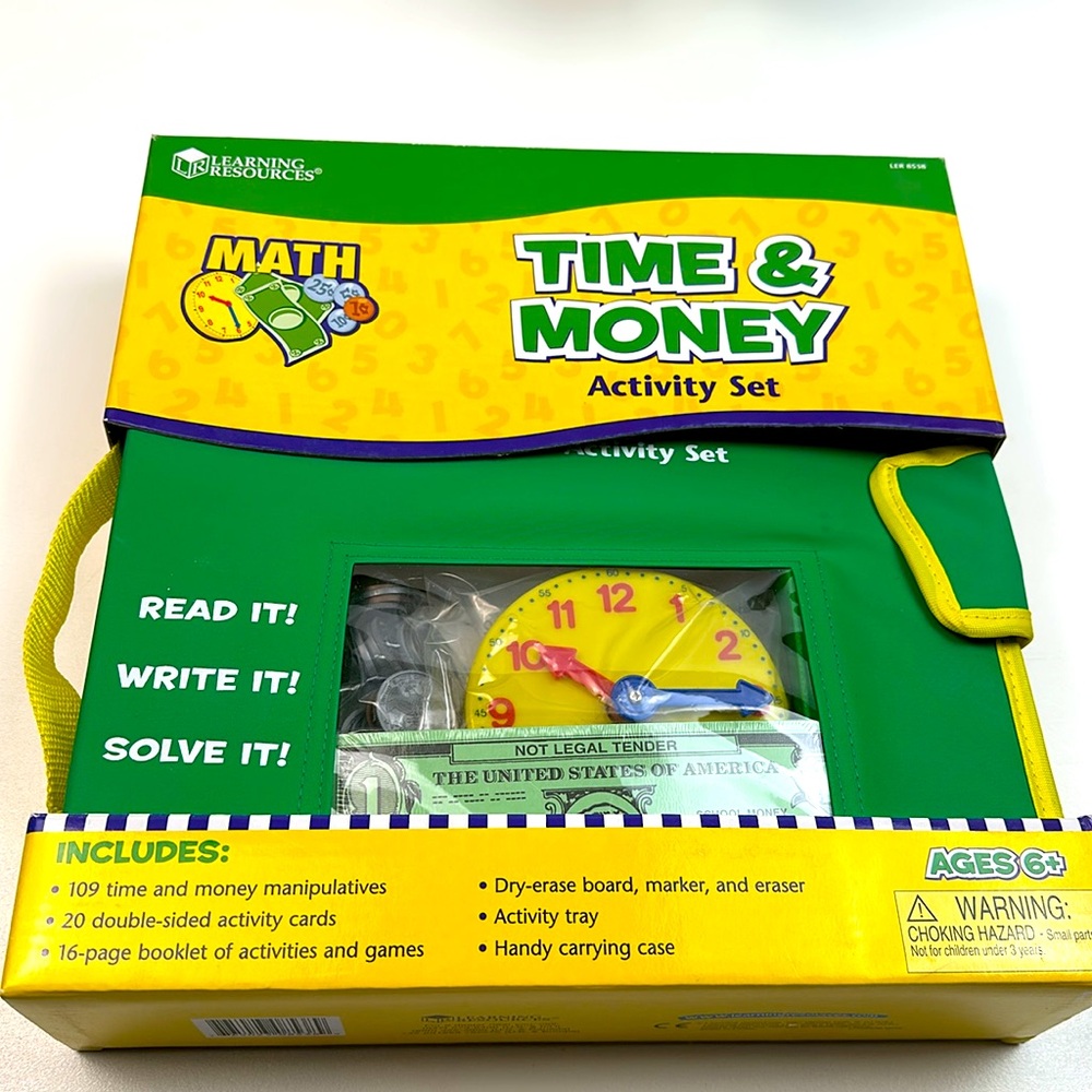 Learning Resources Time & Money Activity Set - Picture 2 of 6